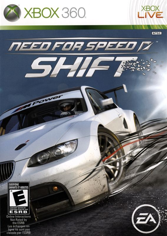 Need for Speed: Shift box art for Xbox 360